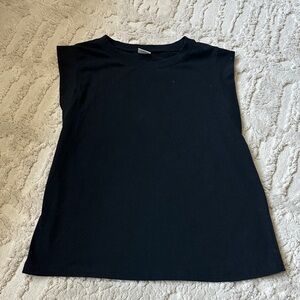 Classic Black Sleeveless Top